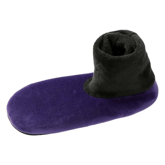 Vinsonshop Slippers Socks for Women's Fuzzy Socks Winter Socks for Women Warm Winter Socks for Women House Socks for Women Indoor Warm Socks Fuzzy Slipper Socks Purple One Size