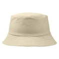 thumbnail image 1 of Vinsonshop Summer Bucket Hat - Trendy Cotton Sun Hat for Beach, Golf, Fishing - Fun Outdoor Vacation Boonie for Men and Women Beige, 1 of 2