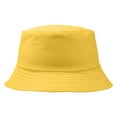 thumbnail image 1 of Vinsonshop Summer Bucket Hat - Trendy Cotton Sun Hat for Beach, Golf, Fishing - Fun Outdoor Vacation Boonie for Men and Women Yellow, 1 of 2