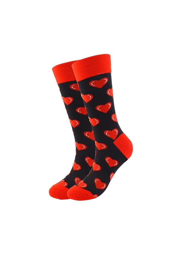 Valentines Day Heart Funny Socks Crew Novelty Socks Mothers Day Gift One Size One Size