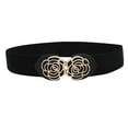 thumbnail image 1 of Vinsonshop Women Wide Waist Belt Vintage Elastic Belt for Dress Fashion Stretchy Belt Black One Size, 1 of 8