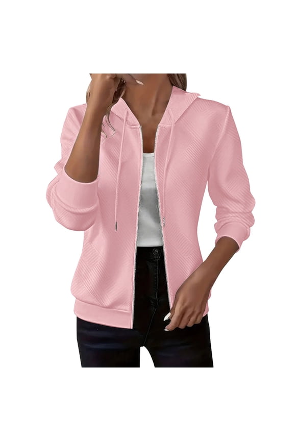 Women's Cable Knit Cardigan Bomber Jacket Zip Up Long Sleeve Casual Lightweight Textured Sweater Fall Winter Outerwear (S-XXL)