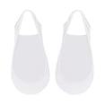 thumbnail image 1 of Vinsonshop Women's Padded Slingback Socks Metatarsal Cushion Half Socks Toe Covers Mules White One Size, 1 of 3
