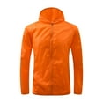 thumbnail image 1 of Vinsonshop Women's Sun Protection Shirt Breathable Lightweight UPF 50+ Quick Dry UV Protection Outdoor Hiking Fishing Running Beach Travel Riding Athletic Orange 4XL, 1 of 5