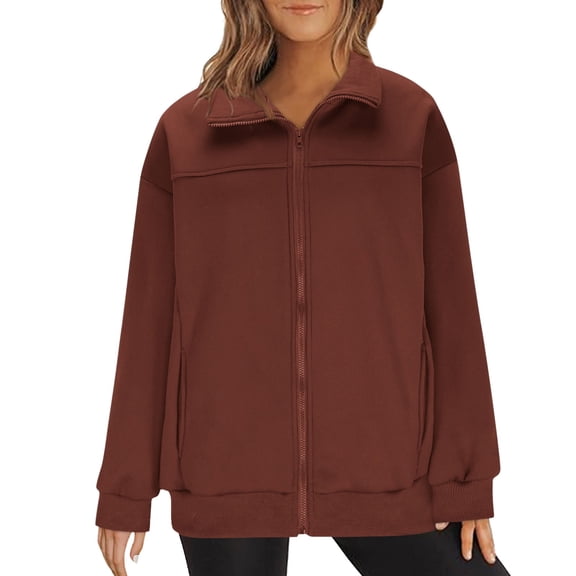 Vinsonshop Womens Bomber Jacket Womens Jackets Dressy Casual Outerwear Spring Jackets Business Casual Jackets for Women Full Zip Jacket Outerwear for Women Wine L