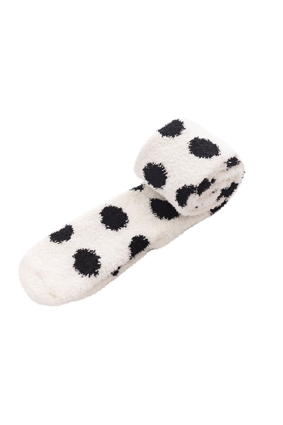 Womens Slipper Socks Womens Fuzzy Socks Womens Long Socks Thigh High Socks Long Fuzzy Socks Plush Socks Fuzzy Slipper Socks Black One Size