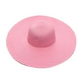 thumbnail image 1 of Vinsonshop Womens Sun Straw Hat Wide Brim Sun Protection Summer Hat Foldable Packable Floppy Beach Hats for Women Pink, 1 of 3