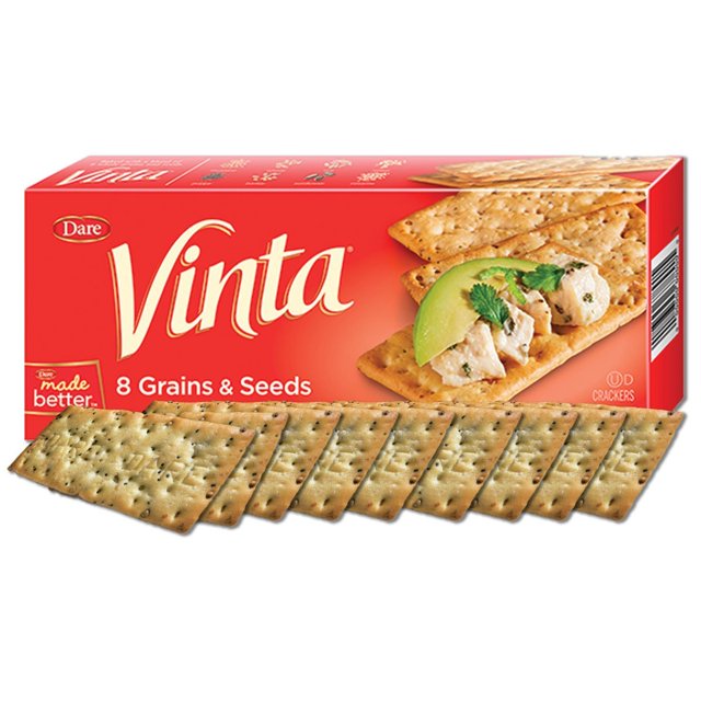 Vinta Crackers, Original Delicious Bold Taste of 8 Grains and Seeds