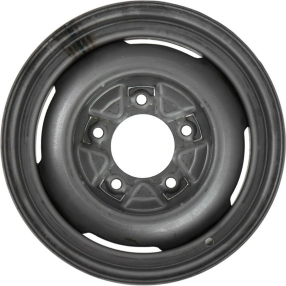 Vintage 15x5 Plain Steel Wheel, 5 on 5.5, 3 Inch BS
