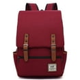 thumbnail image 1 of Vintage 16/14 inch Laptop Backpack Women Canvas Bags Men canvas Travel Leisure Backpacks Casual Bag School Bags For Teenagers, 1 of 7