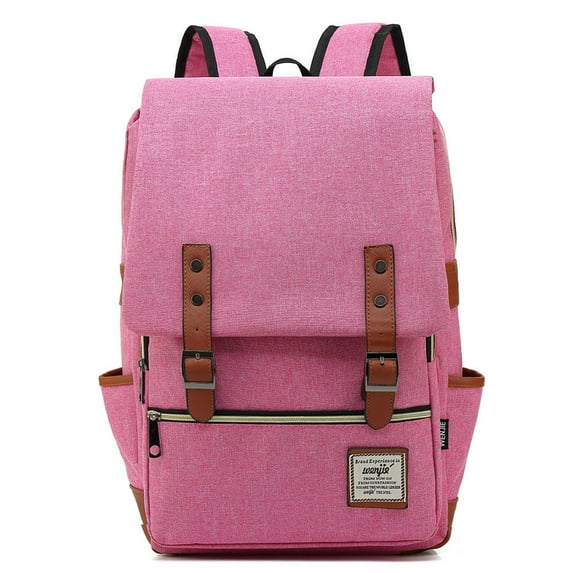 Vintage 16/14 inch Laptop Backpack Women Canvas Bags Men canvas Travel Leisure Backpacks Retro Casual Bag School Bags For Teenagers