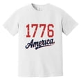 thumbnail image 1 of Vintage 1776 America Patriotic Independence Day USA Comfort Color T-Shirt, Unisex, up to size 4XL, 1 of 4