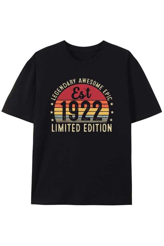 Vintage 1922 Limited Edition Legendary Awesome Epic T-shirt