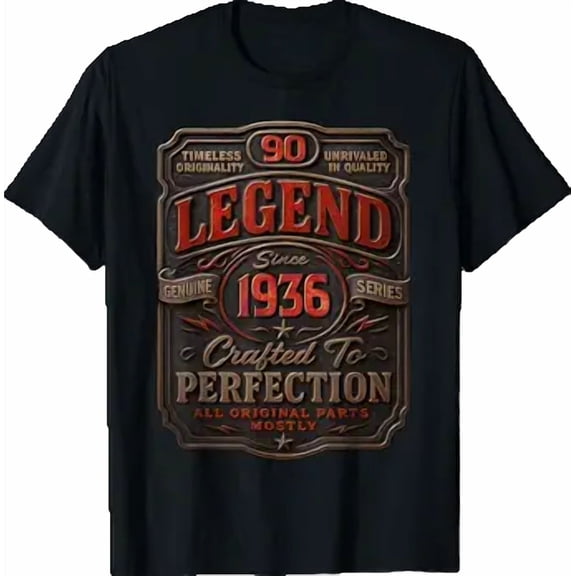 Vintage 1936 Edition Shirt 90 Year Old 90th Birthday T-Shirt