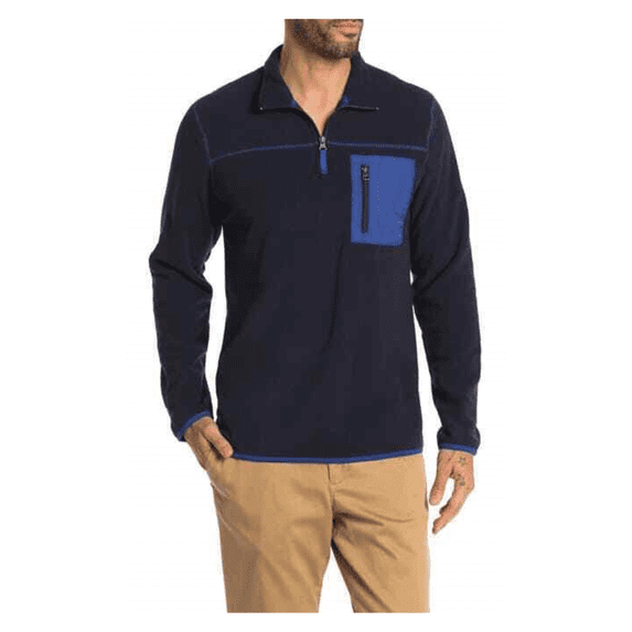 Vintage 1946, Nylon Mixed Media Polar Fleece ,MOOD INDIGO,Size M