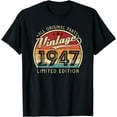thumbnail image 1 of Vintage 1947 Limited Edition 76 Years Old 76th Birthday T-Shirt, 1 of 3