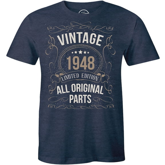 Vintage 1948 Limited Edition All Original Parts for Men Gift T-Shirt