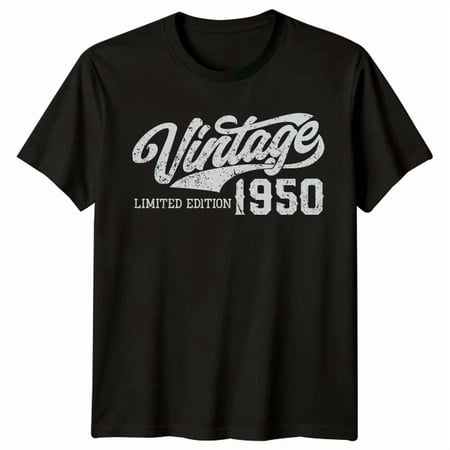 Vintage 1950 Limited Edition 76th Birthday Mens T-Shirt Retro seventy-six, Unisex T-Shirt