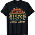 thumbnail image 1 of Vintage 1953 Limited Edition 70 Year Old Gifts 70th Birthday T-Shirt Black X-Large, 1 of 4
