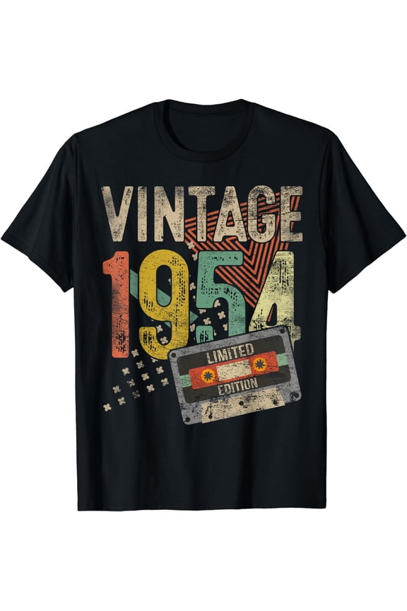 Vintage 1954 70th Birthday Gifts 70 Year Old For Men Women T-Shirt mens t shirt，black，women，funny，misfits，men，journey