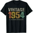 thumbnail image 1 of Vintage 1954 70th Birthday Gifts 70 Year Old For Men Women T-Shirt, 1 of 6