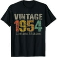 thumbnail image 1 of Vintage 1954 70th Birthday Gifts 70 Year Old For Men Women T-Shirt, 1 of 3