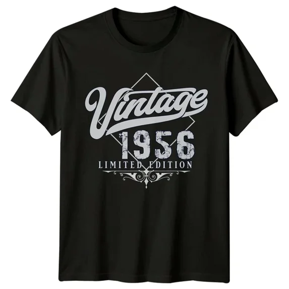 Vintage 1956 Limited Edition 70th Birthday Mens T-Shirt Gift