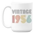 thumbnail image 1 of Vintage 1956, Year of Birth or Birthday White Ceramic Coffee & Tea Mug (15oz), 1 of 6