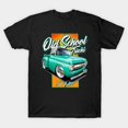 thumbnail image 1 of Vintage 1957 Ford F100 Old School Cartoon Classic Pickup Truck Fan T-Shirt, 1 of 3