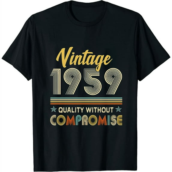 Vintage 1959 Birthday Gifts for Men & Women T Shirt