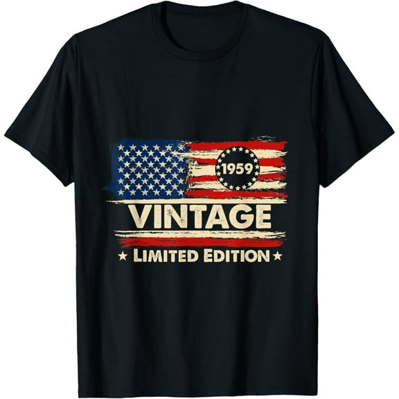 Vintage 1959 Limited Edition 65 Year Old Gifts 65th Birthday T-Shirt