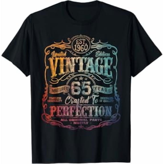 Vintage 1960 Edition Shirt 65 year old 65th Birthday T-Shirt
