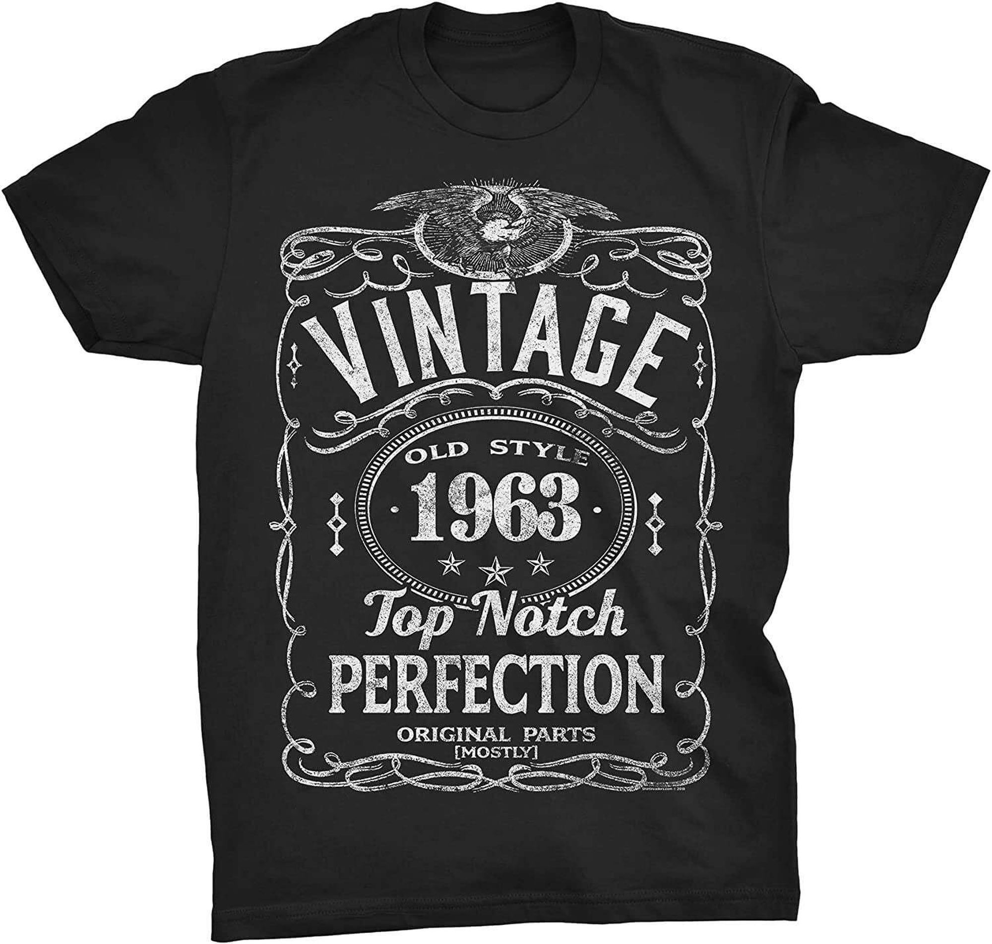 61st Birthday Shirt For Men - 'Vintage 1964 Aged To Perfection' Graphic Tee - Custom Year & Color - View #5