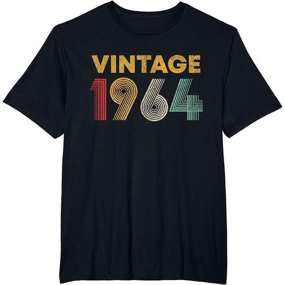Vintage 1964 59th Birthday Gift Men Women 59 Years Old T-Shirt