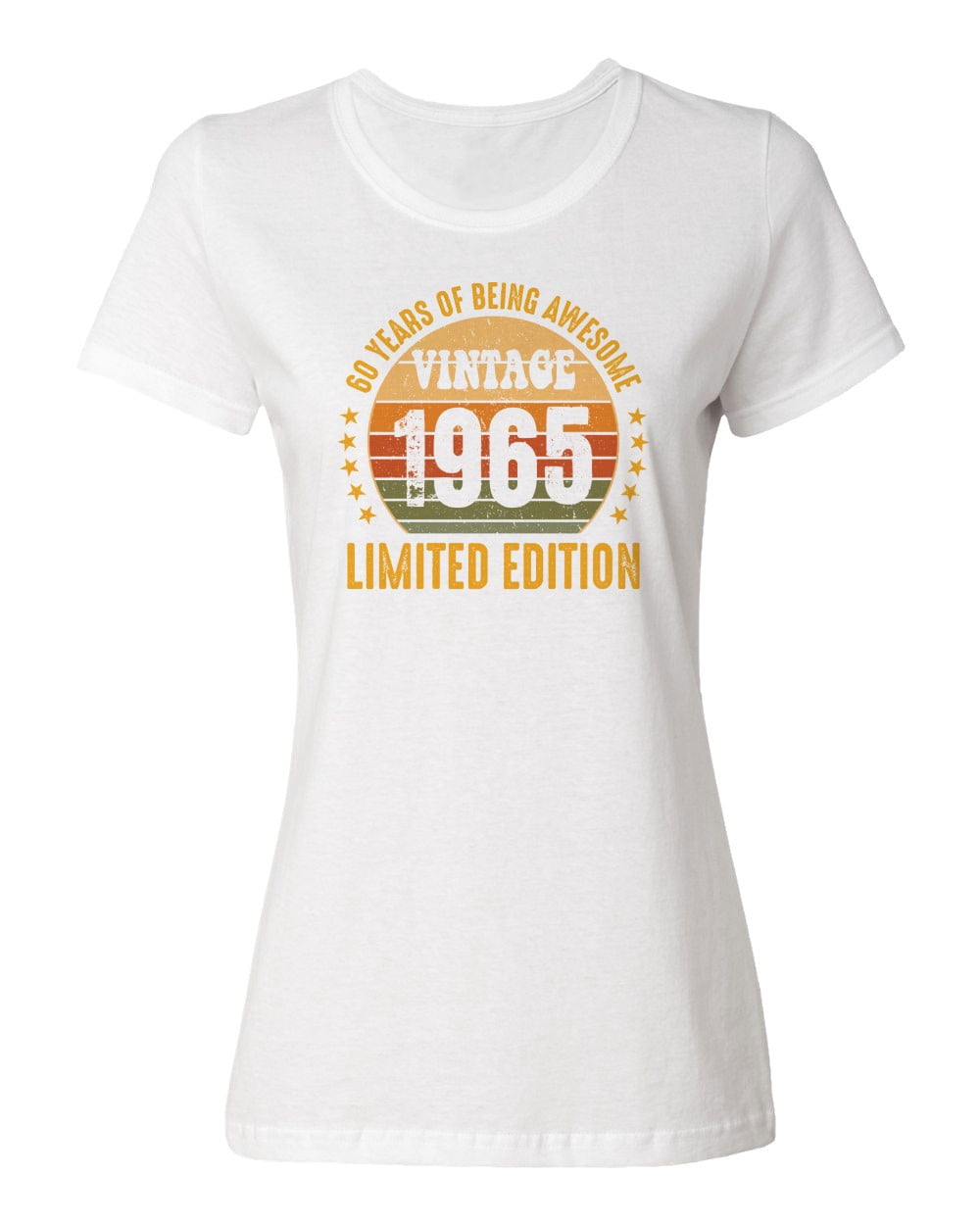 T-shirt Femme - Anniversaire 61 Ans - Les meilleures sont nées en 1965