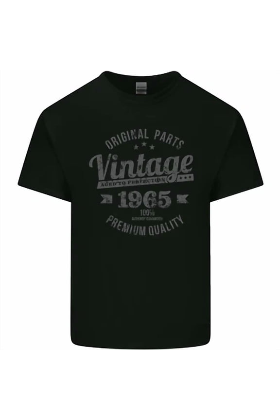 Vintage 1965 Classic 59th Birthday Retro Aged To Perfection Gift Party Art Unisex T-Shirt Y0960, Up to Size 5XL