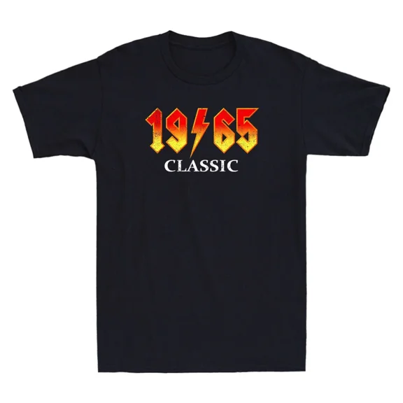Vintage 1965 Classic Rock Legend 60th Birthday Funny Graphic Unisex T-Shirt