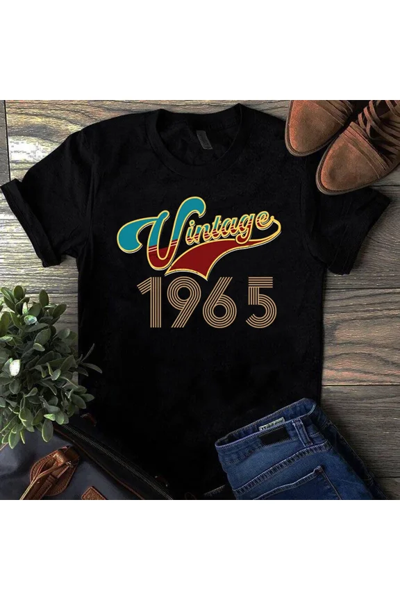 Vintage 1965 Vintage Gift Women Men Tshirt