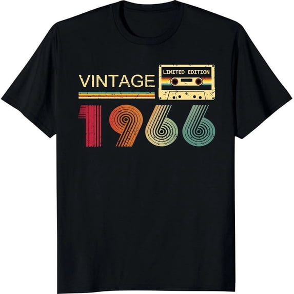 Vintage 1966 60th Birthday Dad Gift T-Shirt - Walmart.com