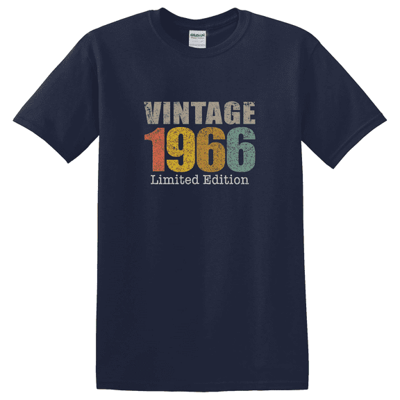 Vintage 1966 Limited Edition 55th 55 Year Old T-shirt
