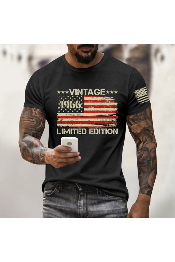 Vintage 1966 Stamp 60th Birthday Gift Men 60 Year Old T-Shirt