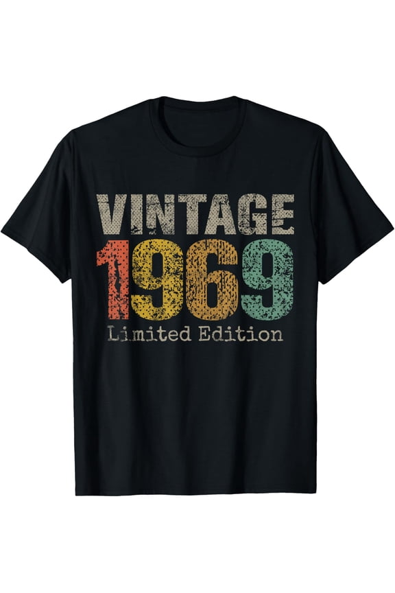 Vintage 1969 55th Birthday Retro Gifts For Men Women T-shirt