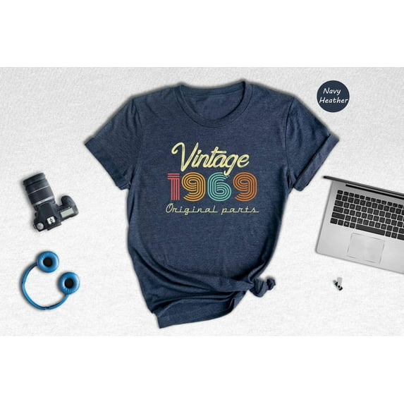Vintage 1969 Birthday Shirt: Retro 56Th Birthday Gift TSHIRT All Size S-5XL