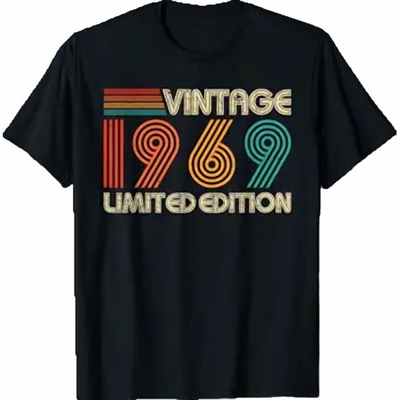 Vintage 1969 Edition Classic 1969 Men Women Vintage T-Shirt