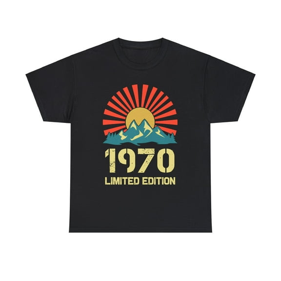 Vintage 1970 Limited Edition 1970 Birthday Shirts for Men Mens Tshirts for Men Big and Tall