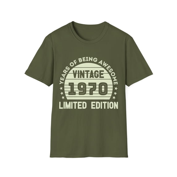 Vintage 1970 T Shirts for Men Retro Funny 1970 Birthday Men Shirts