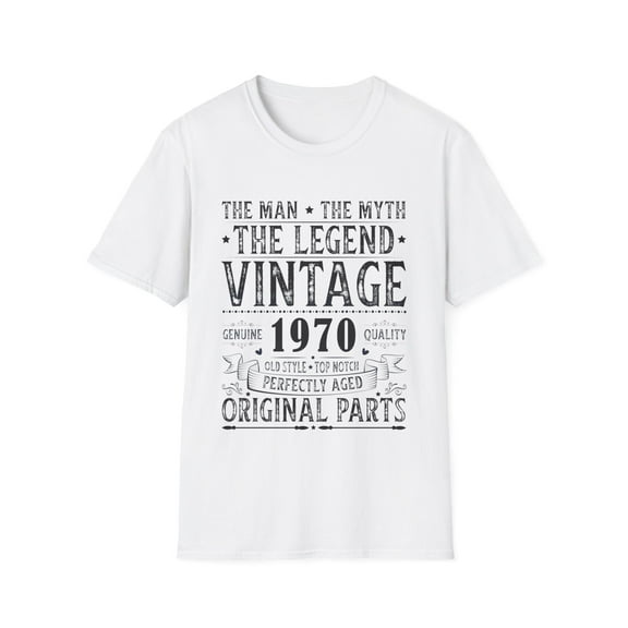 Vintage 1970 T Shirts for Men Retro Funny 1970 Birthday Men Shirts