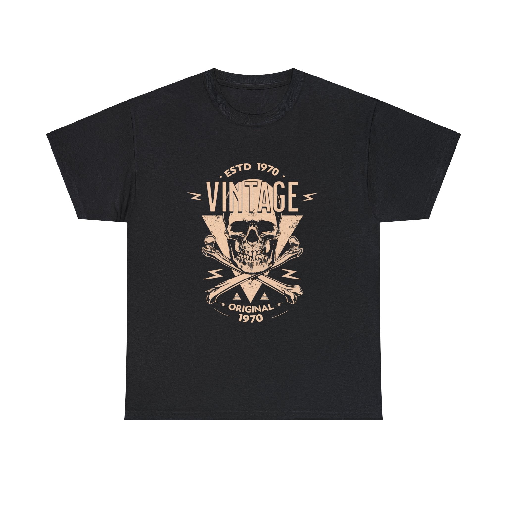 Buzz Shirts T-Shirt Uomo 'Made In 1970' In Cotone Biologico - Compleanno Vintage - Taglie S-XXXL - 3