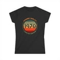 thumbnail image 1 of Vintage 1970 T Shirts for Women Retro Funny 1970 Birthday Womens T Shirt, 1 of 4