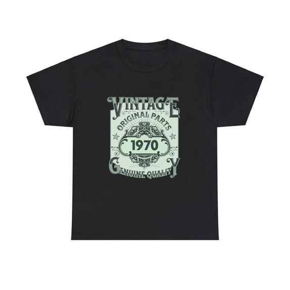 Vintage 1970 TShirt Men Limited Edition BDay 1970 Birthday Men Shirts Big and Tall Plus Size
